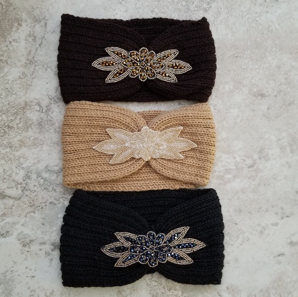 Knit Turban Headband - Picture 2 of 6